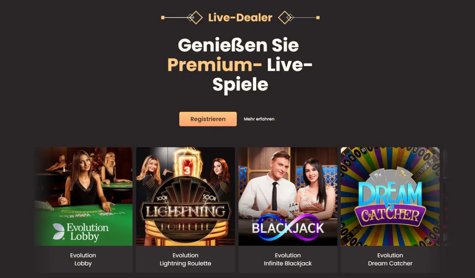 National Casino Premium Live Spiele