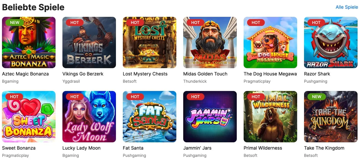 Need for Spin Spiele