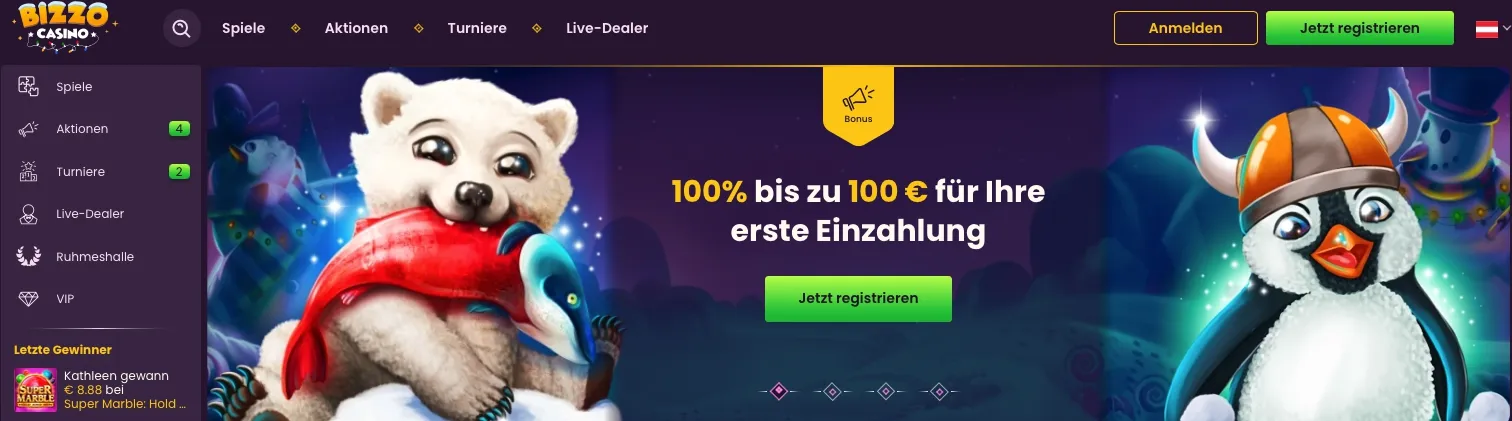Bizzo Casino 15 FS