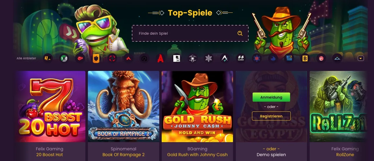 Top Spiele Bizzo Casino