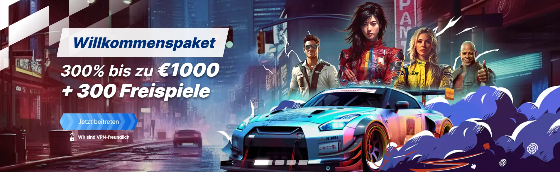 Need for Spin Willkommenspaket