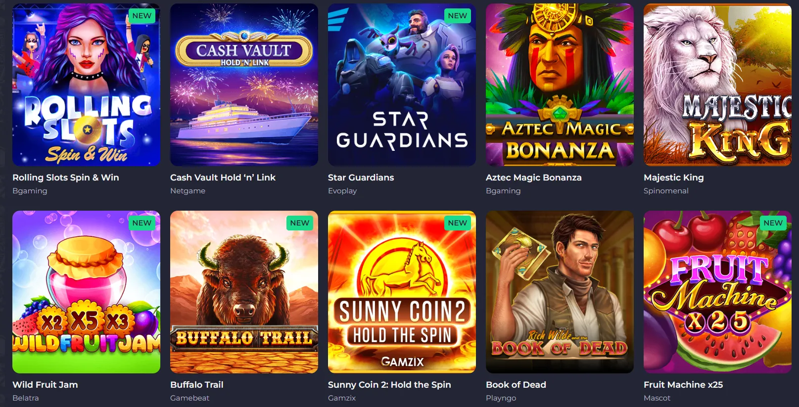 Rolling Slots Casino besten Spielautomaten