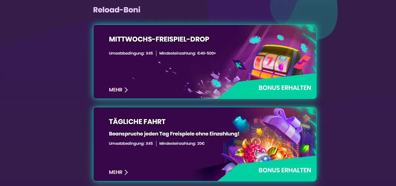 Turbico Casino Reload Bonus