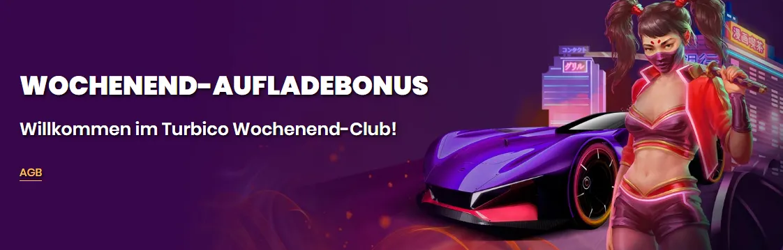 Turbico Casino Wochenendbonus