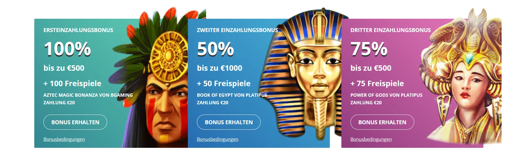 Boho Casino Willkommenspaket