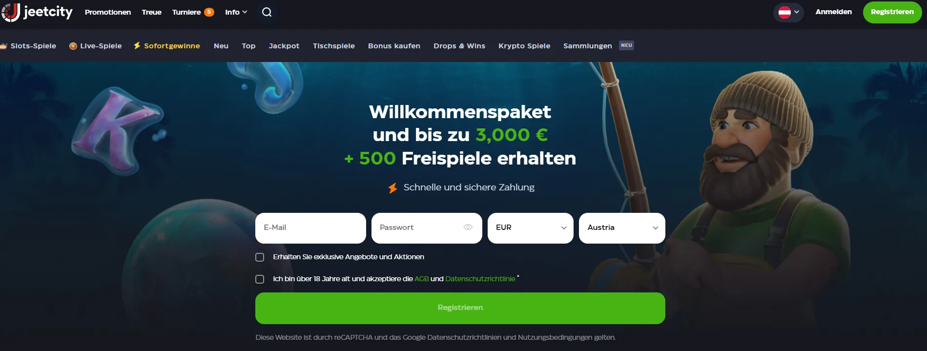 Jeetcity Casino Lobby