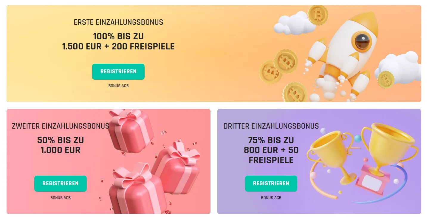 Bambet Casino Willkommenspaket