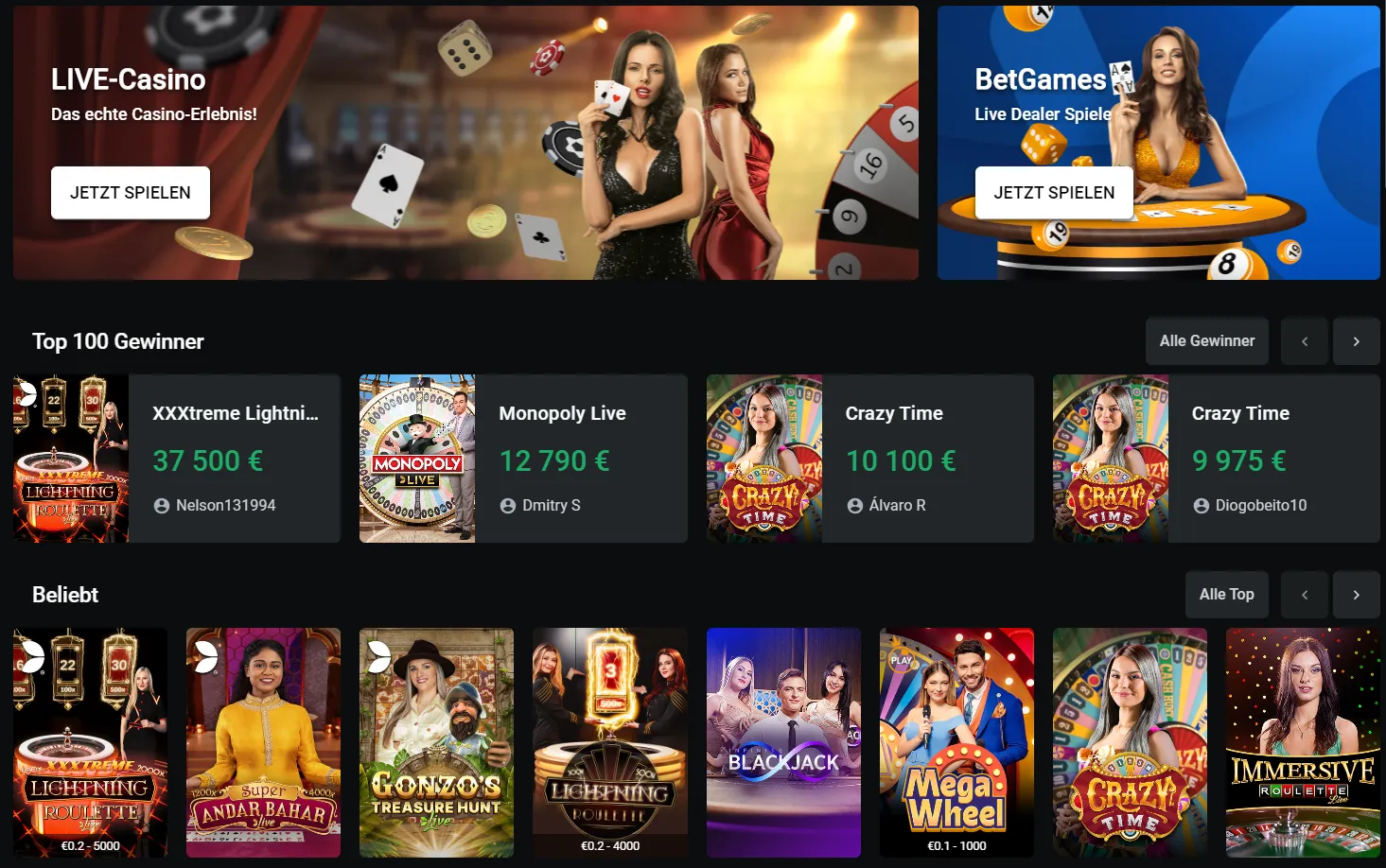 Leon Casino Live Casino