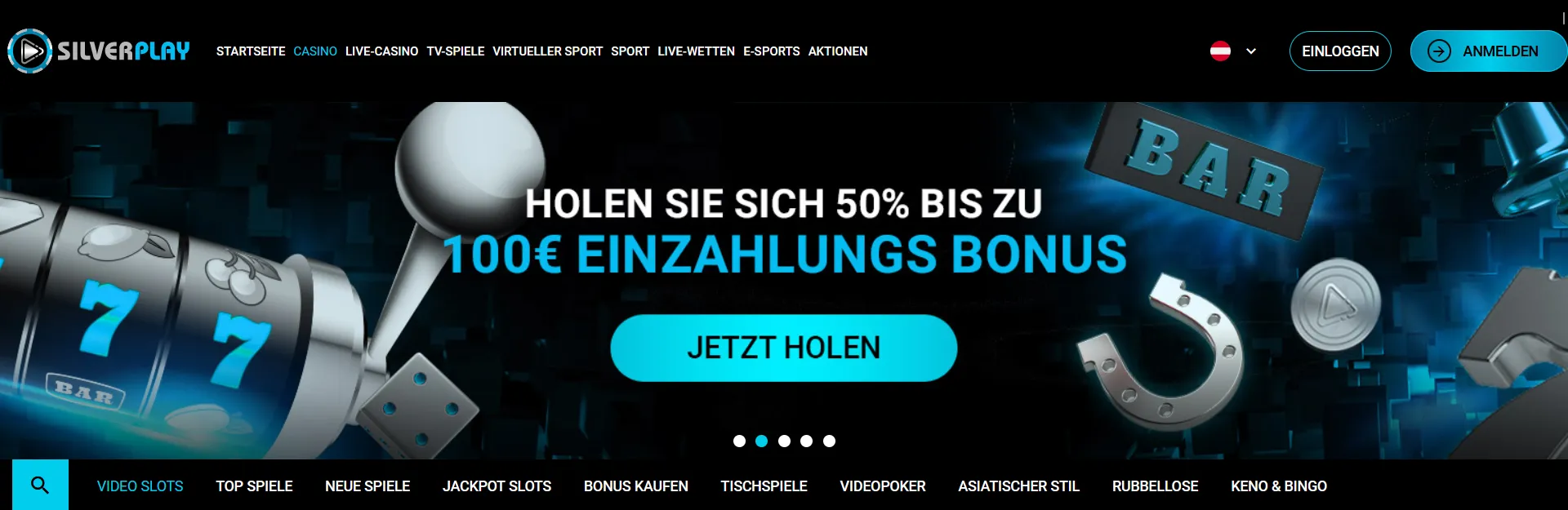 Silverplay Casino Lobby