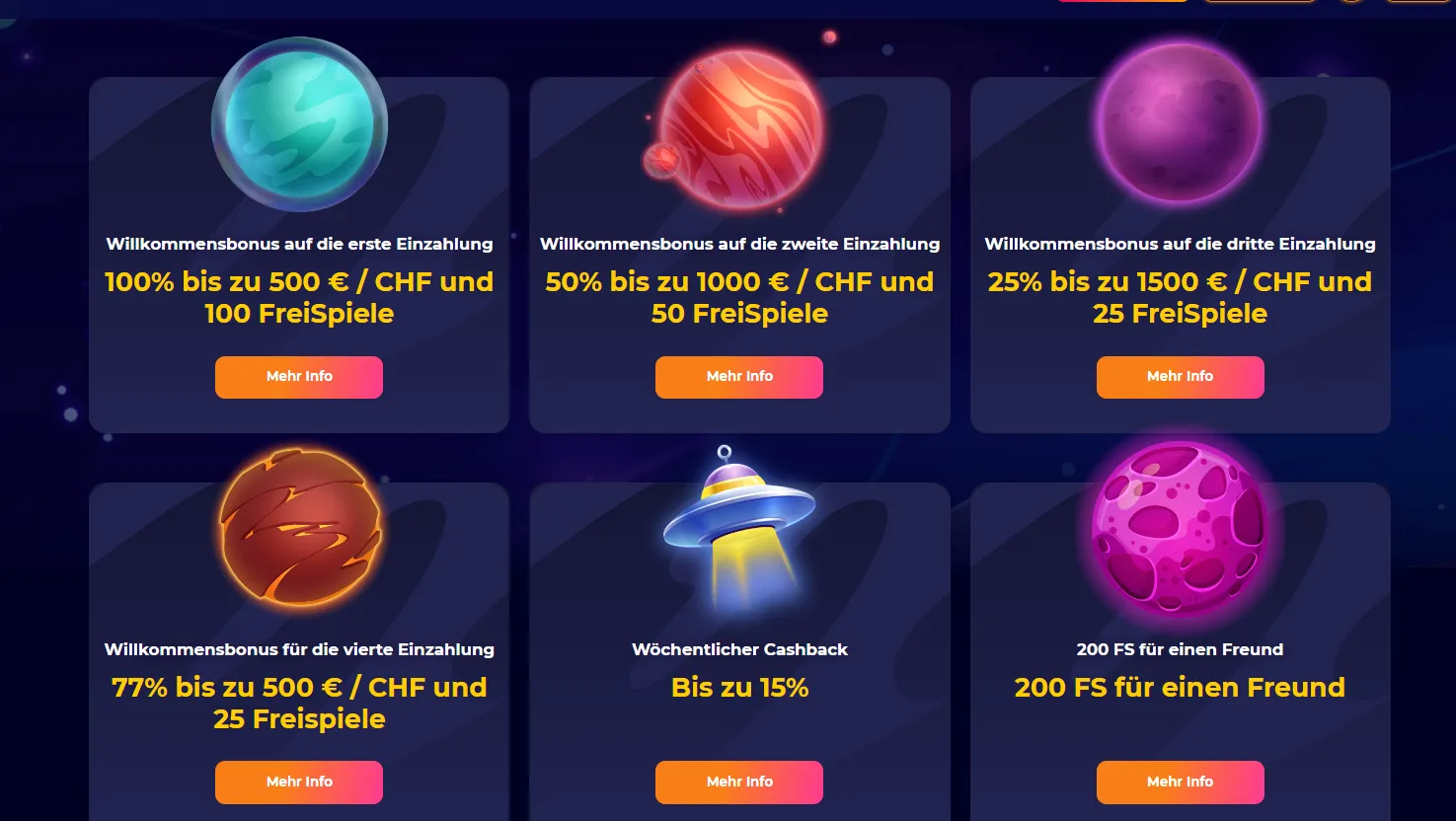 Cosmicslot Casino Bonus