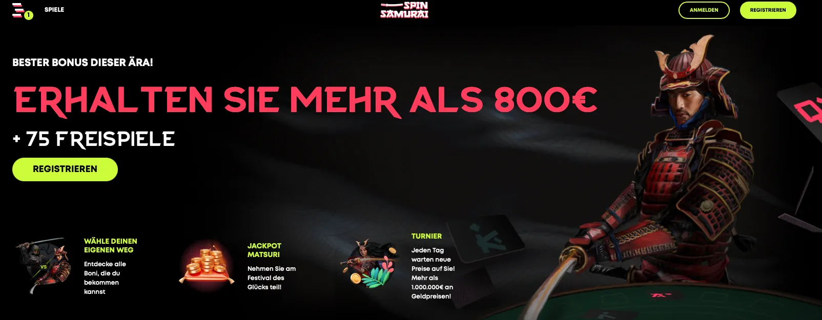 Spin Samurai Lobby