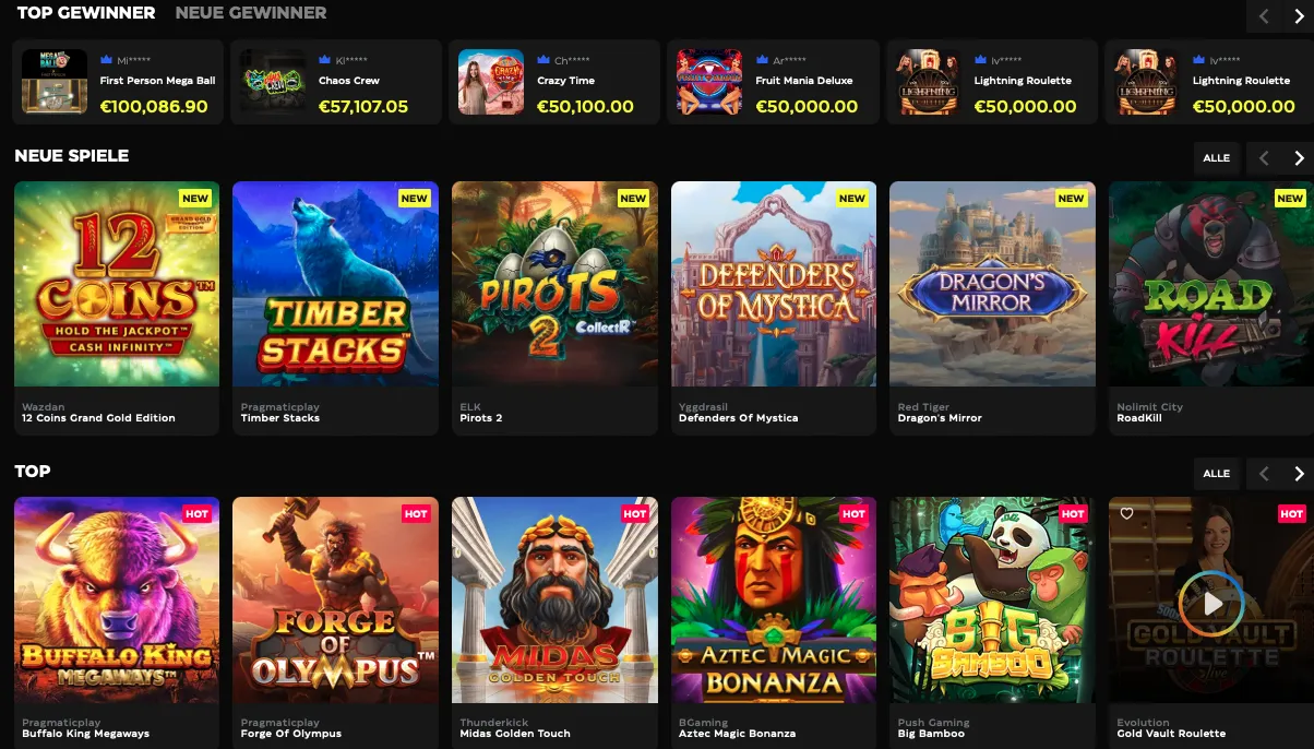 Top Spiele Casinobuck