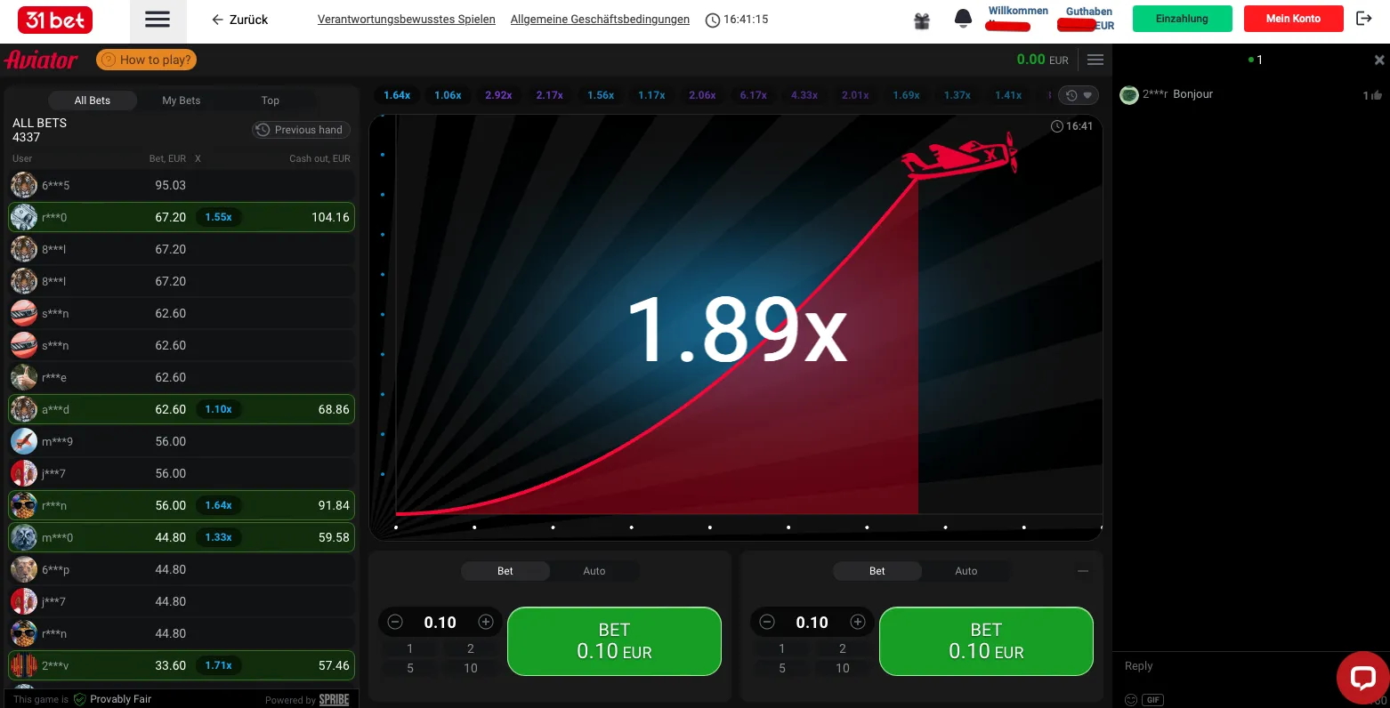 31Bet Casino Aviator