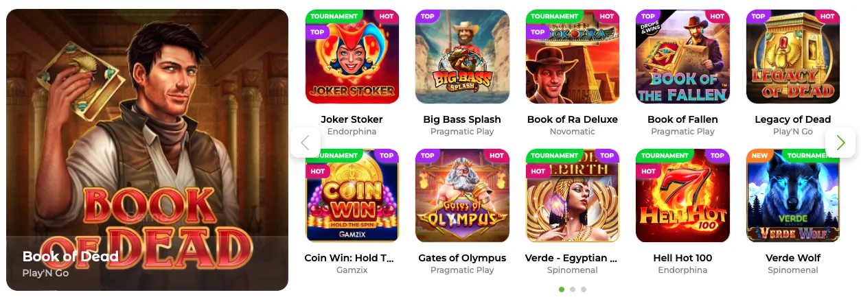 Top Spiele Verde Casino