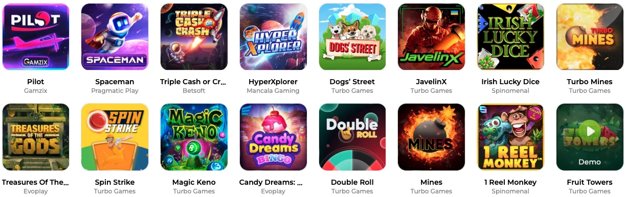 Verde Casino Insta Spiele