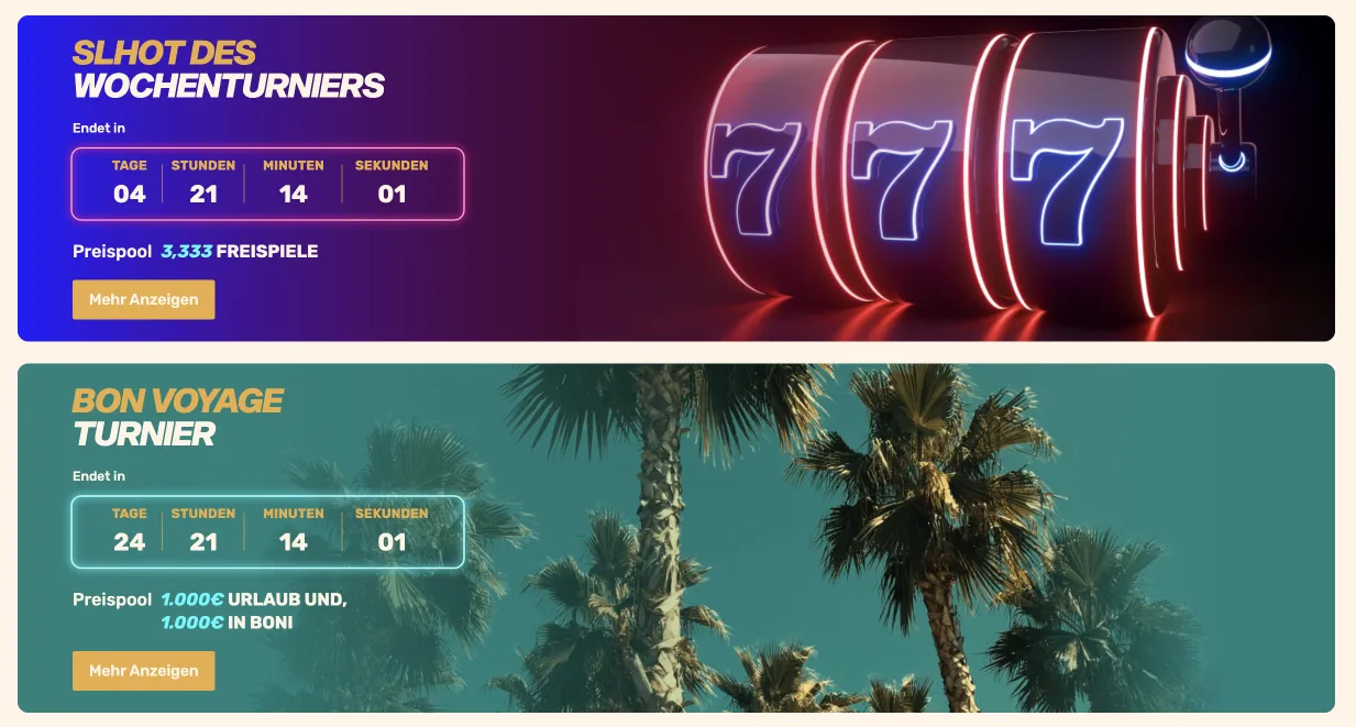 Letsluscky Casino Turniere