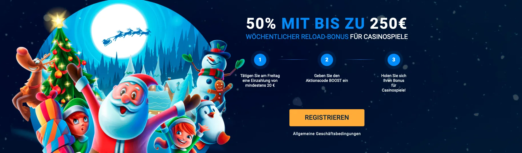 Winter Reload Casinobonus 20Bet Casino