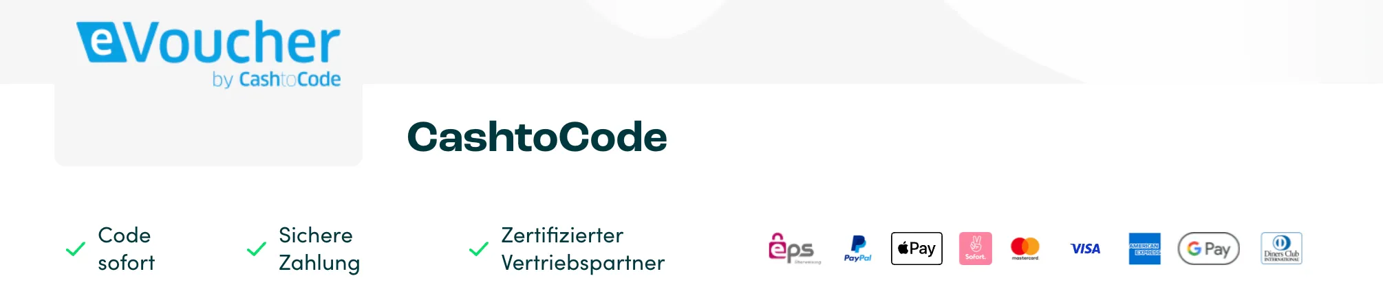 Evoucher Cashtocode