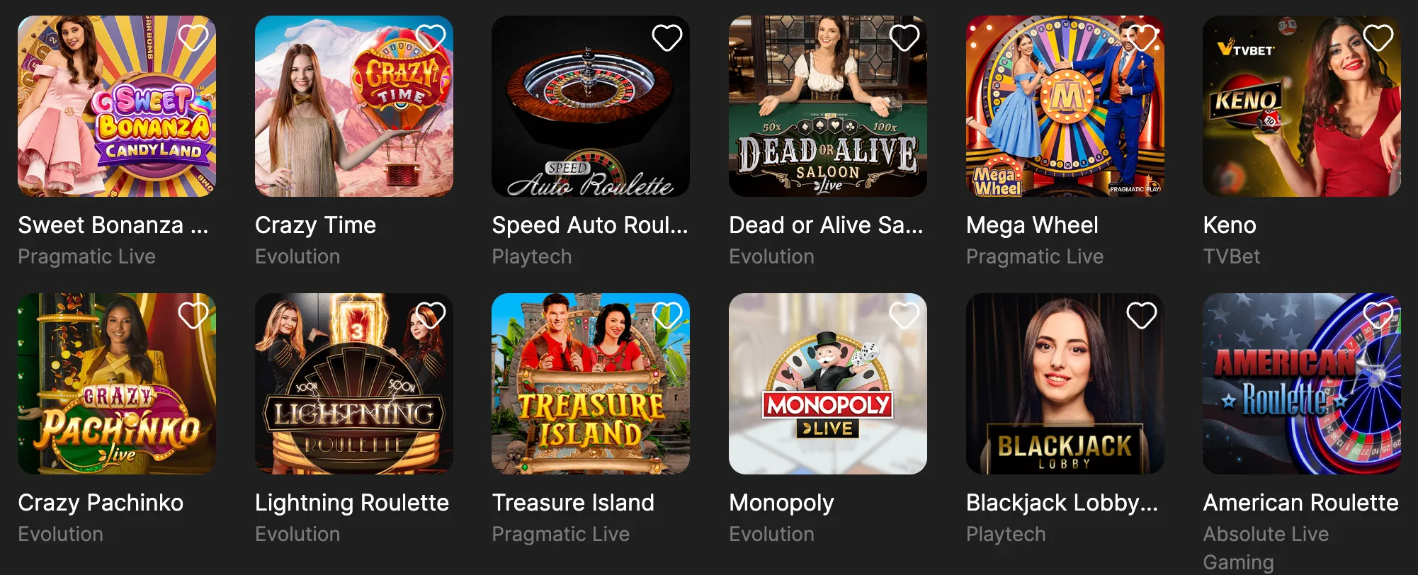 Need For Spin Casino Live Casino