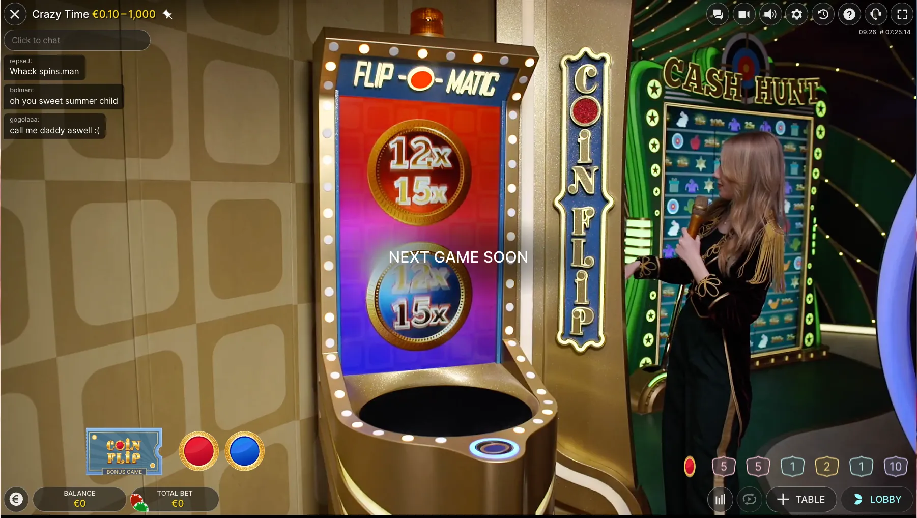 Crazy Time-Bonus-Runden