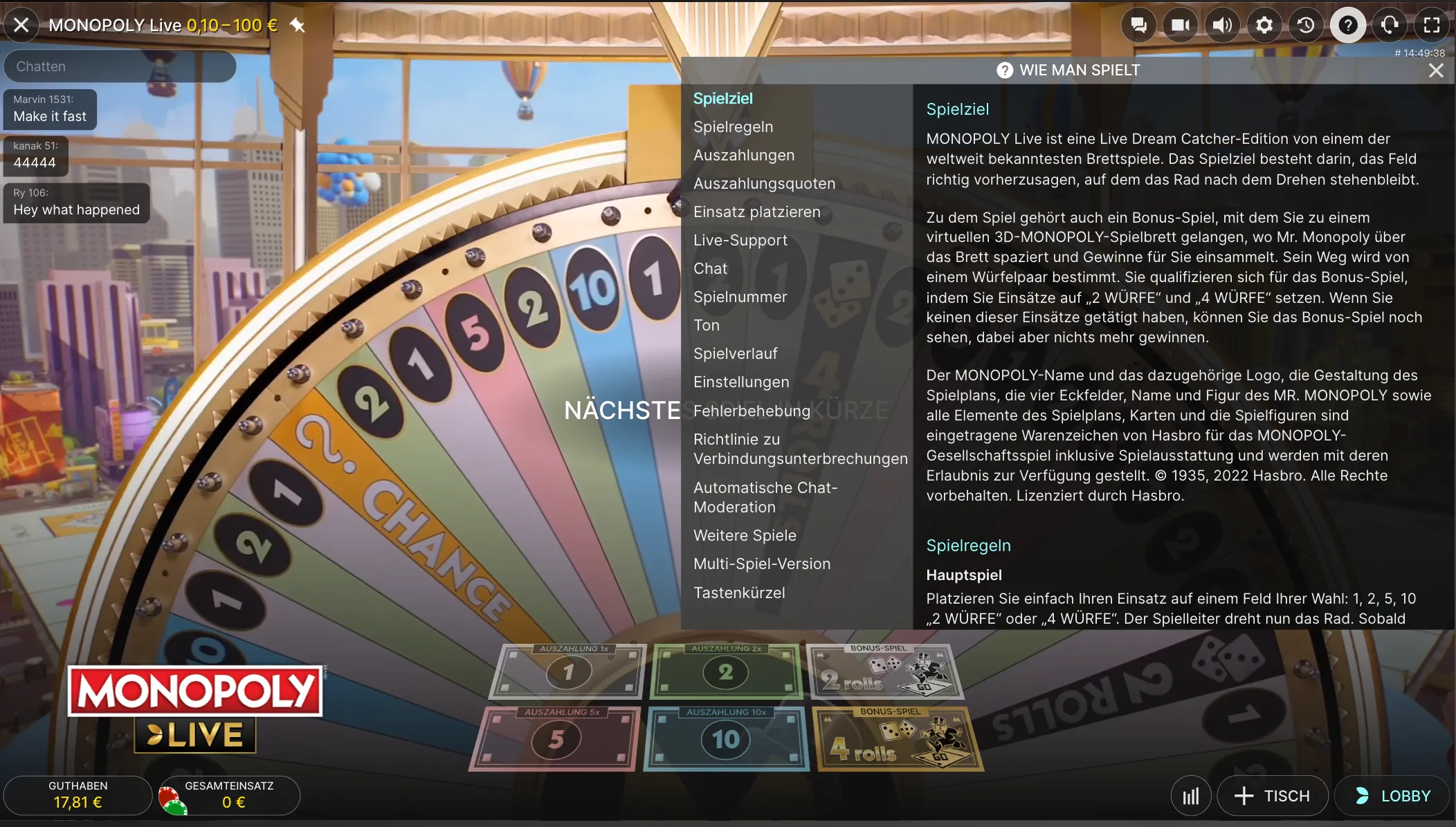 Monopoly Live Strategie