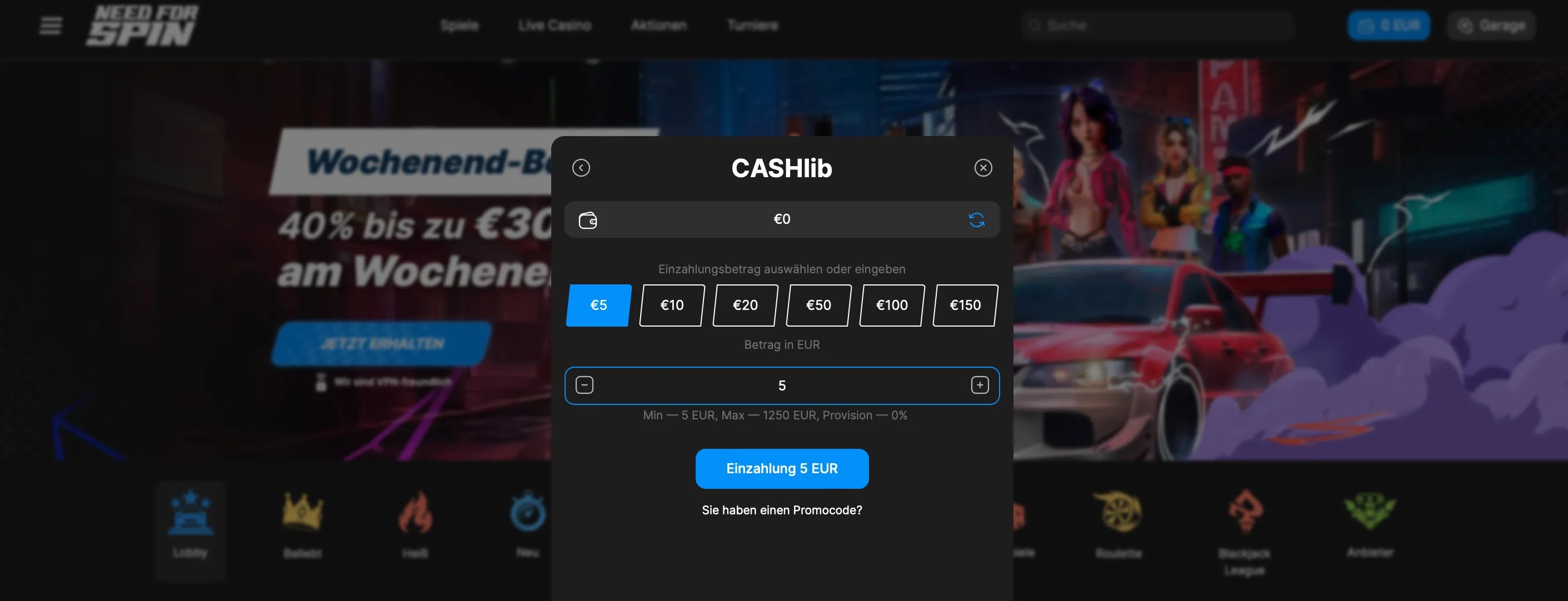 Need For Spin Cashlib