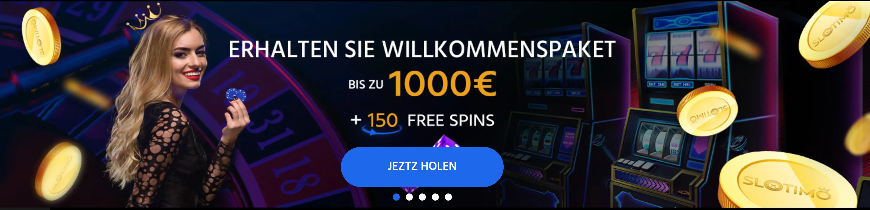 Slotimo Casino Willkommenspaket