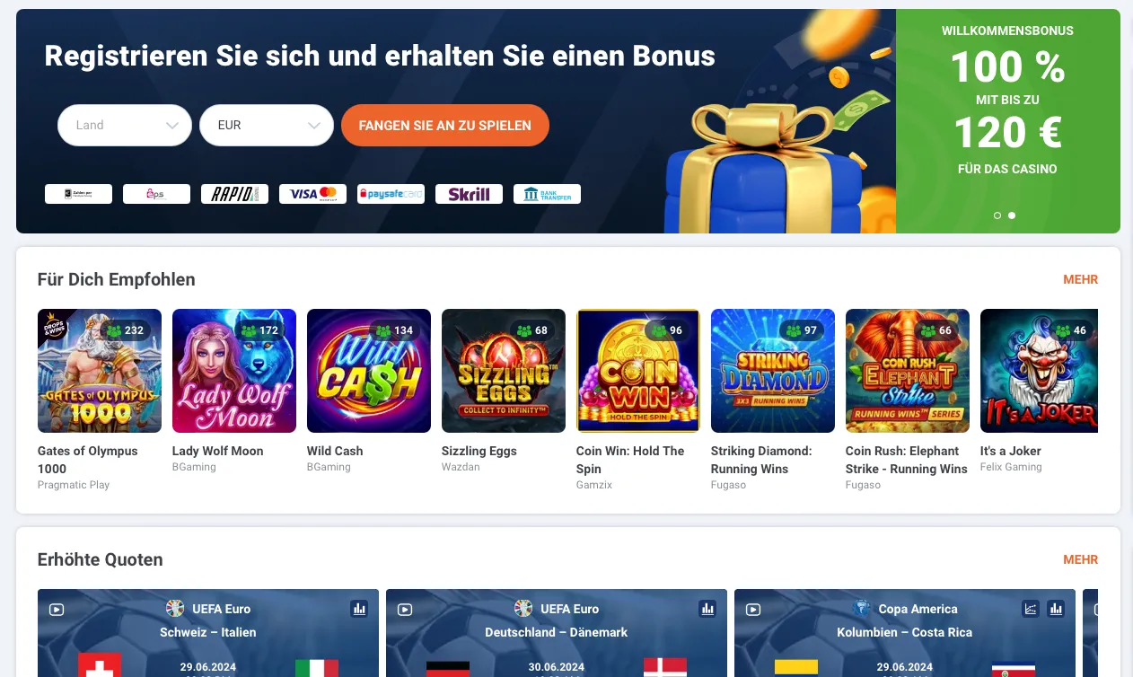 20Bet Casino Online