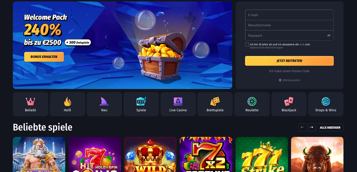 Winshark Casino Online