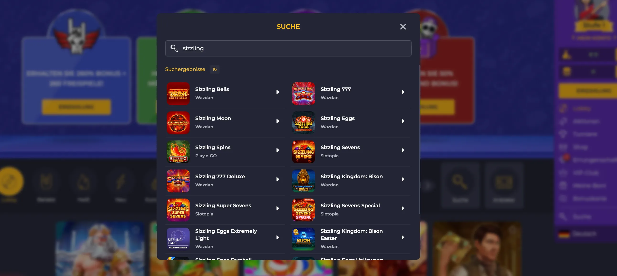 Sizzling Spielt im Rolling Slots Online Casino | Bewertung von Gold-chip.at