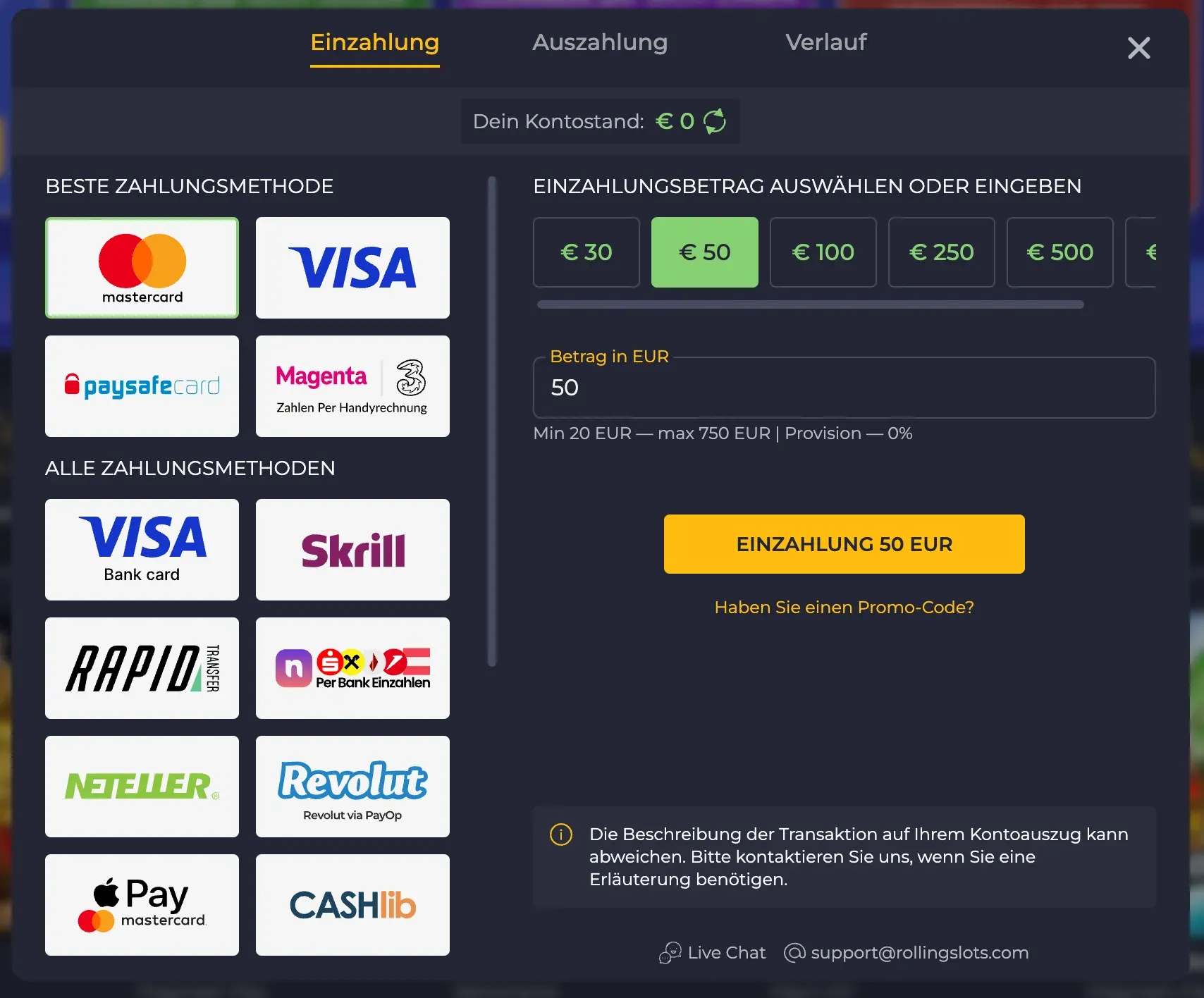 Zahlungsmethoden in Legalen Casinos - Gold-Chip.at Überprüfung