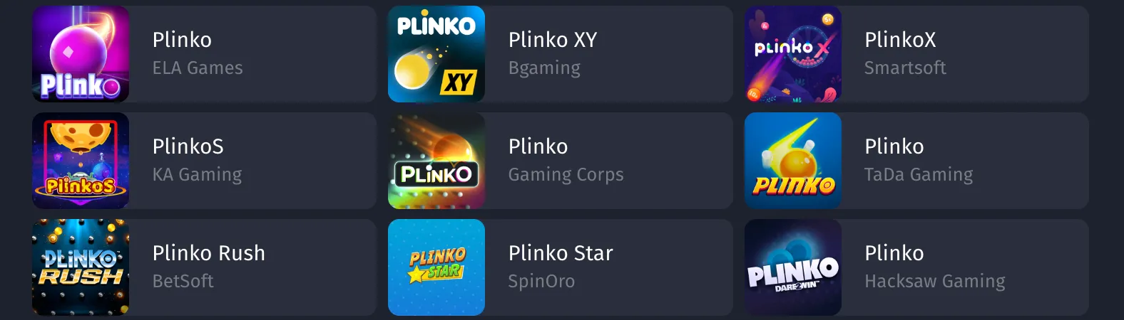 Bewertung der Plinko Spiele im Winshark Casino