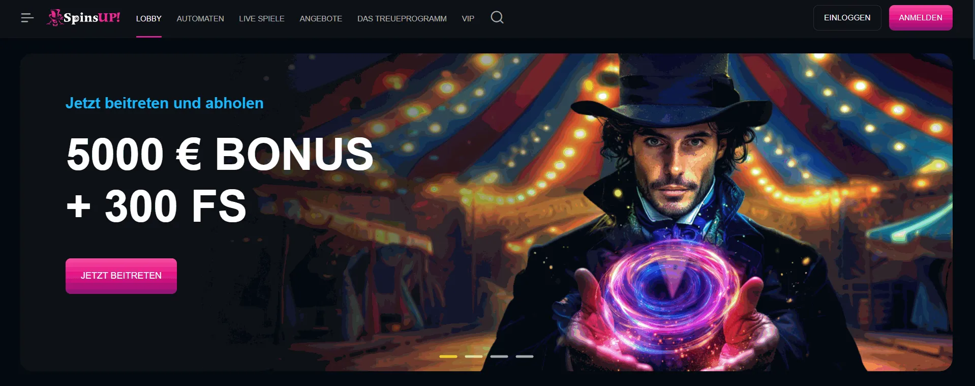 Spinsup Casino mit schnelle Auszahlung