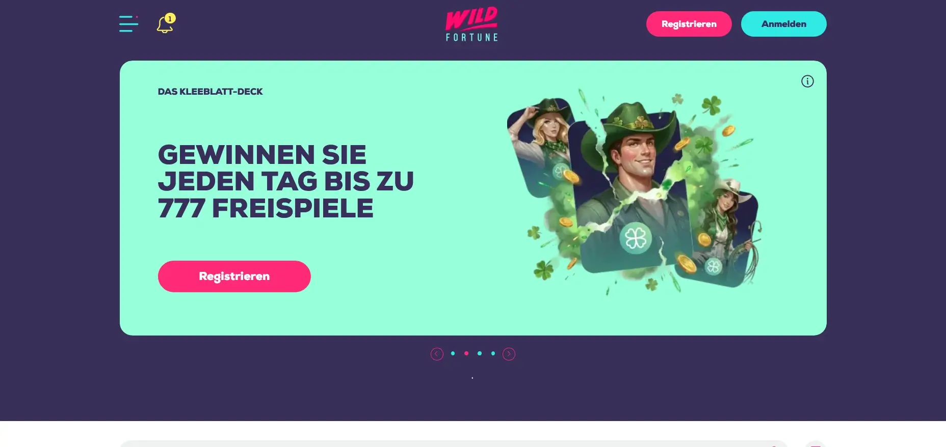 Wild Fortune Casino für Schweizer Spieler