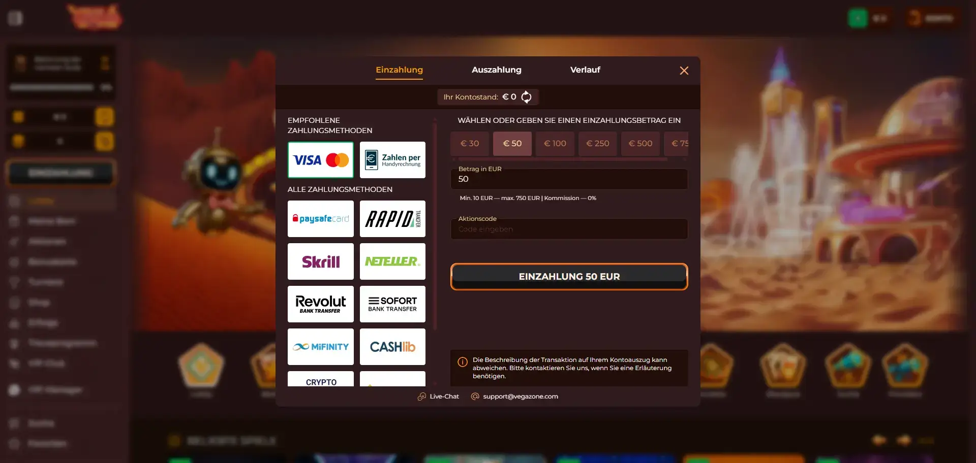 Vegazone Google Pay Casino Alternativen